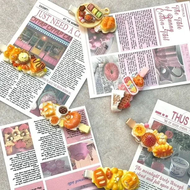 卡通创意DIY发夹