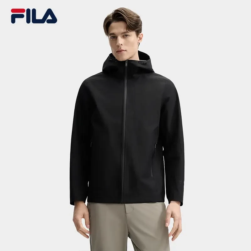 Fila/斐乐2025年商务休闲运动百搭男士户外夹克外套F11M512707F