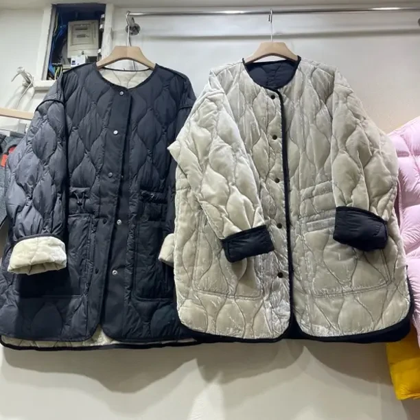 黑色双面穿设计感葫芦衫90鸭绒服短款外套酷飒帅气十足时尚百搭