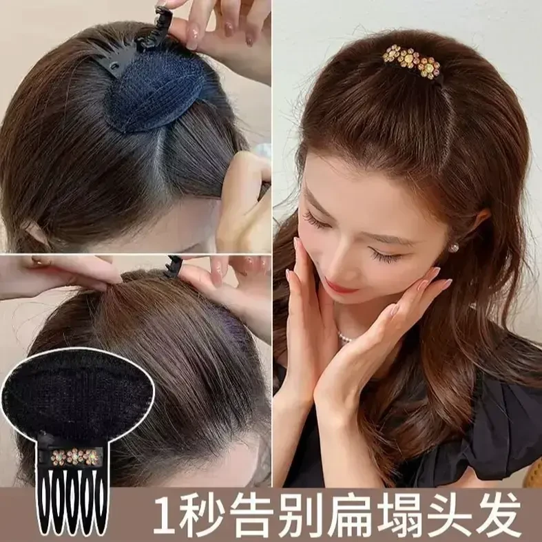 头顶扁塌百搭发垫刘海垫发根蓬松增高器蓬蓬垫发夹插梳扁头垫发器