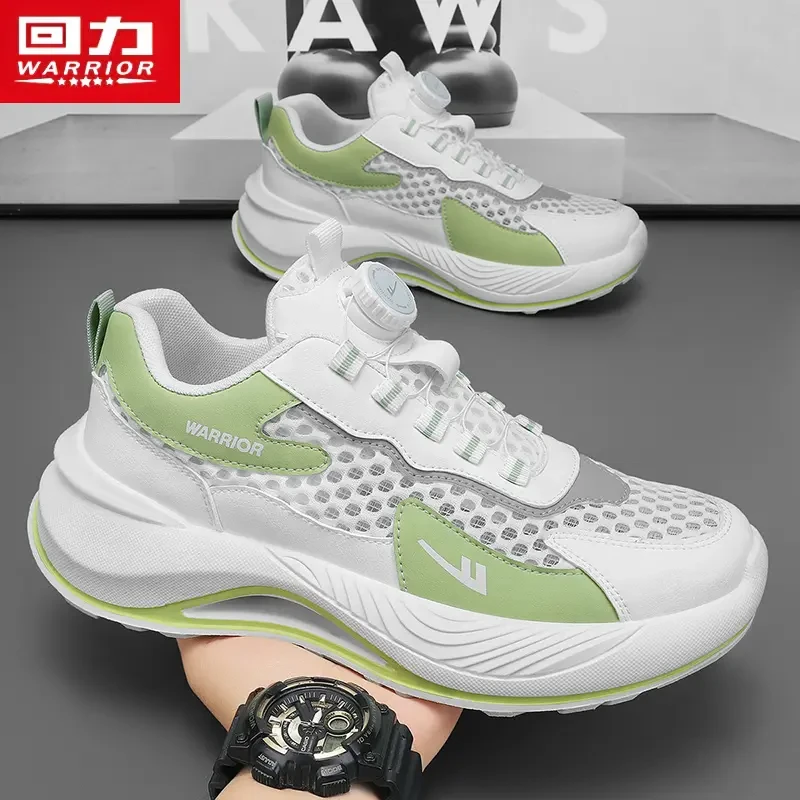 回力男鞋冬季镂空大眼透气防臭网面鞋男士软底减震轻便百搭运动鞋