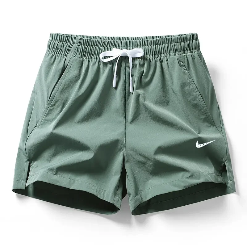 NK精选夏季男士短裤速干冰丝大码三分裤舒适透气沙滩裤外穿