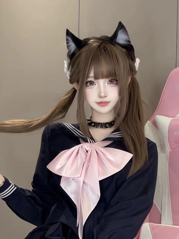 款可动猫耳狼狐兽耳发箍可漫展cosplay头饰