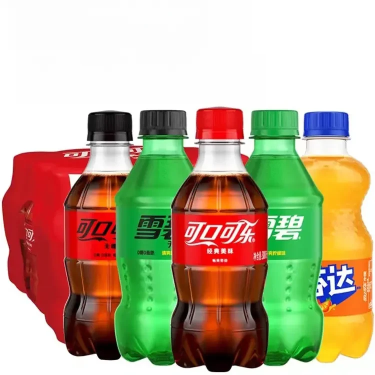 可乐/雪碧/芬达系类碳酸饮料经典汽水畅饮可乐 6瓶300ml 小瓶饮料