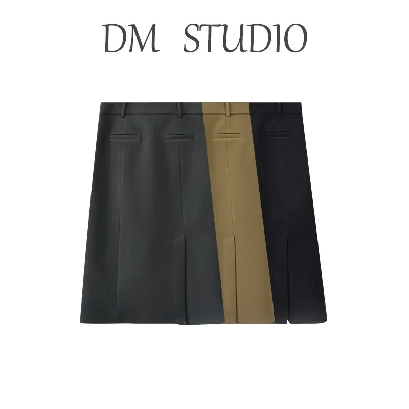 DM15200【交响曲】高腰半裙优化身材A 字廓形版型精致减龄半身裙