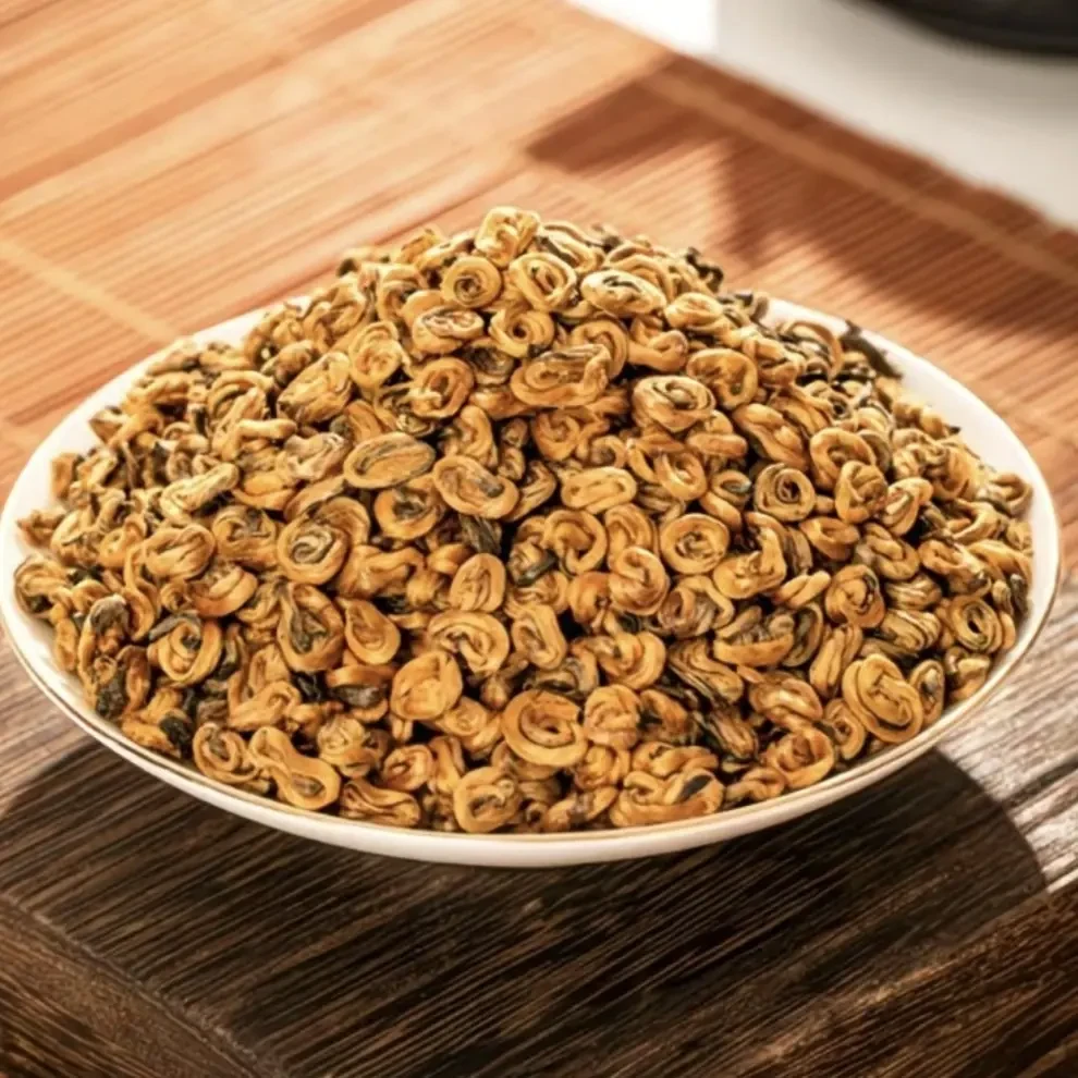 云南滇红金螺古树红茶蜜香高山浓香型工夫红散茶