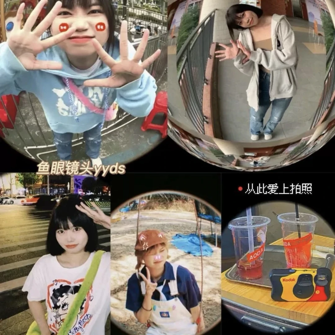 手机拍照神器镜头特效自拍配件外置摄像头广角微距鱼眼三合