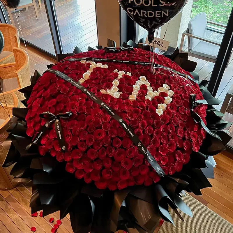 199朵365朵520朵999朵红玫瑰花束求婚表白鲜花全国同城配送花店