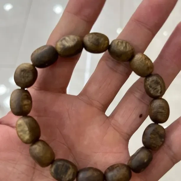 沉香N5留疤单圈手串多样性发一