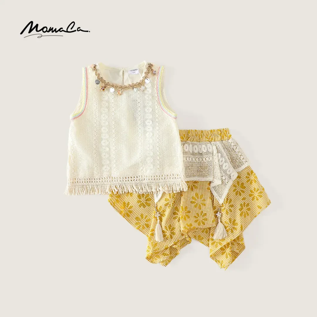 MOMOCO儿童夏季波西米亚风裙裤套装两件套77630578032