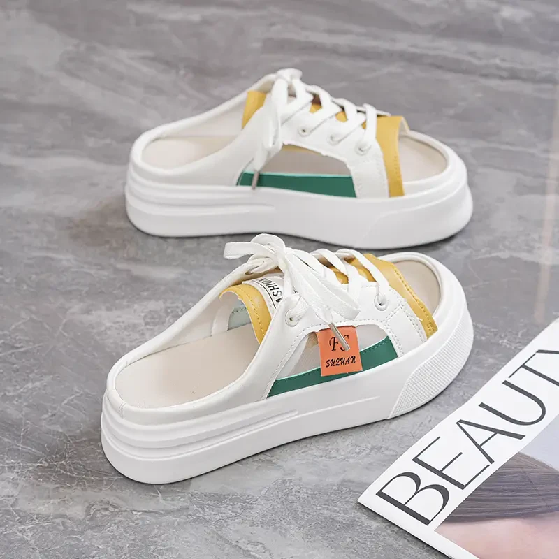 网红2025新款夏季凉鞋时尚透气半拖防滑凉拖外穿百搭时尚新宠休闲