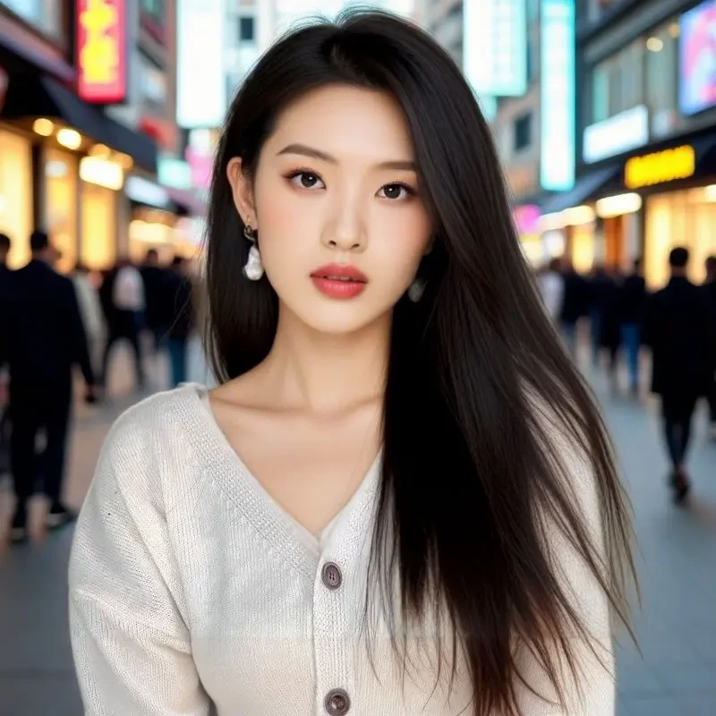 假发女隐形发际线轻薄透气中长直发仿真头皮递针手织款全头套假发