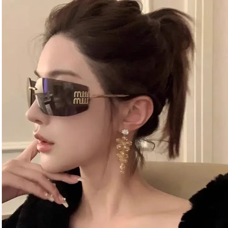 【专柜品质】轻奢太阳镜女款无框墨镜 时尚气质 遮阳防紫外线显脸小