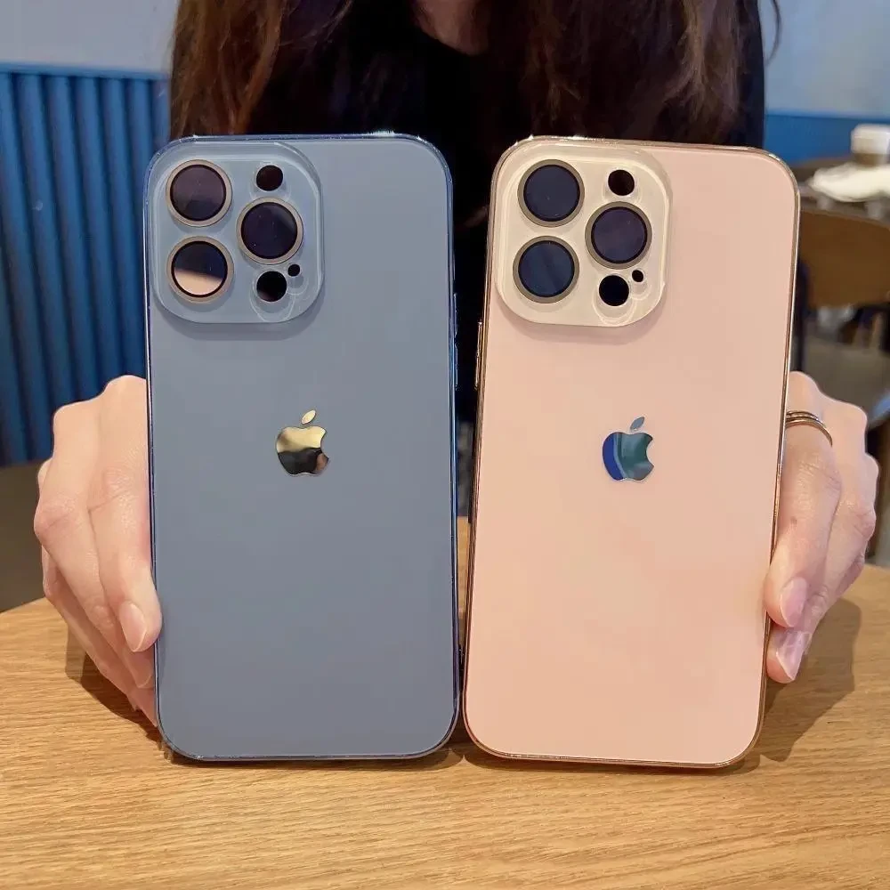 极简高级质感适用苹果16promax手机壳15/14新款13磨砂12防指纹