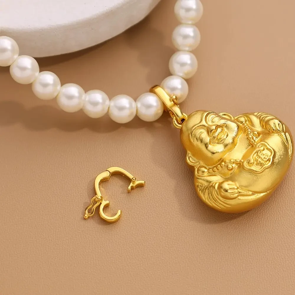 百搭黄金色万能卡扣DIY吊坠通用配饰diy手链项链扣头接头饰品