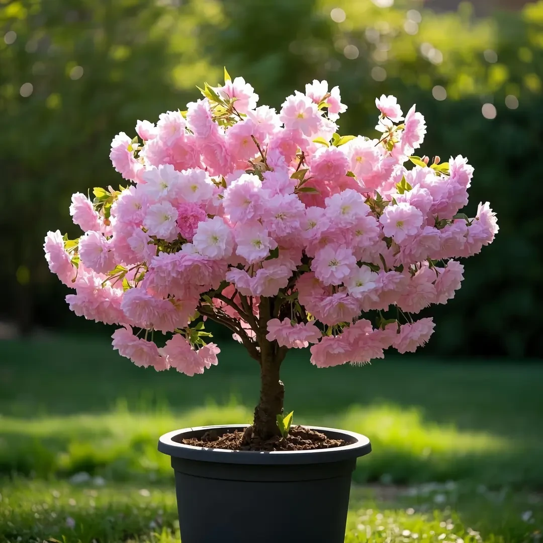 【新手好养】垂丝小樱花矮化盆栽树苗日本樱花苗四季好养阳台卉植物