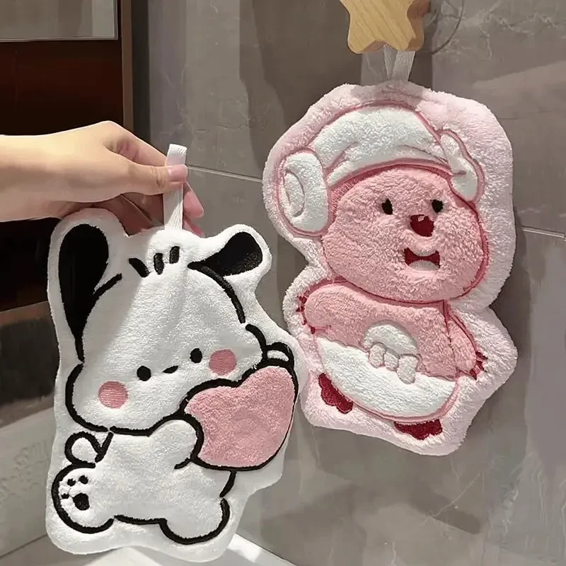 【家居好物】可爱loppy擦手巾速干超强吸水加厚厨房卫生间专用T