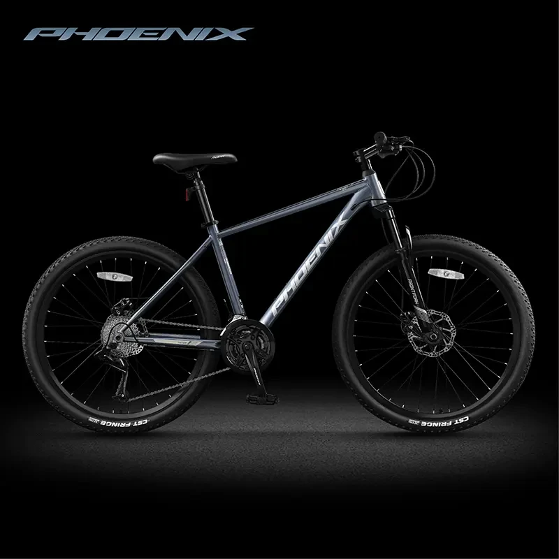 Phoenix/凤凰星迈高碳钢筒轴免安装山地自行车成人男女学生单车