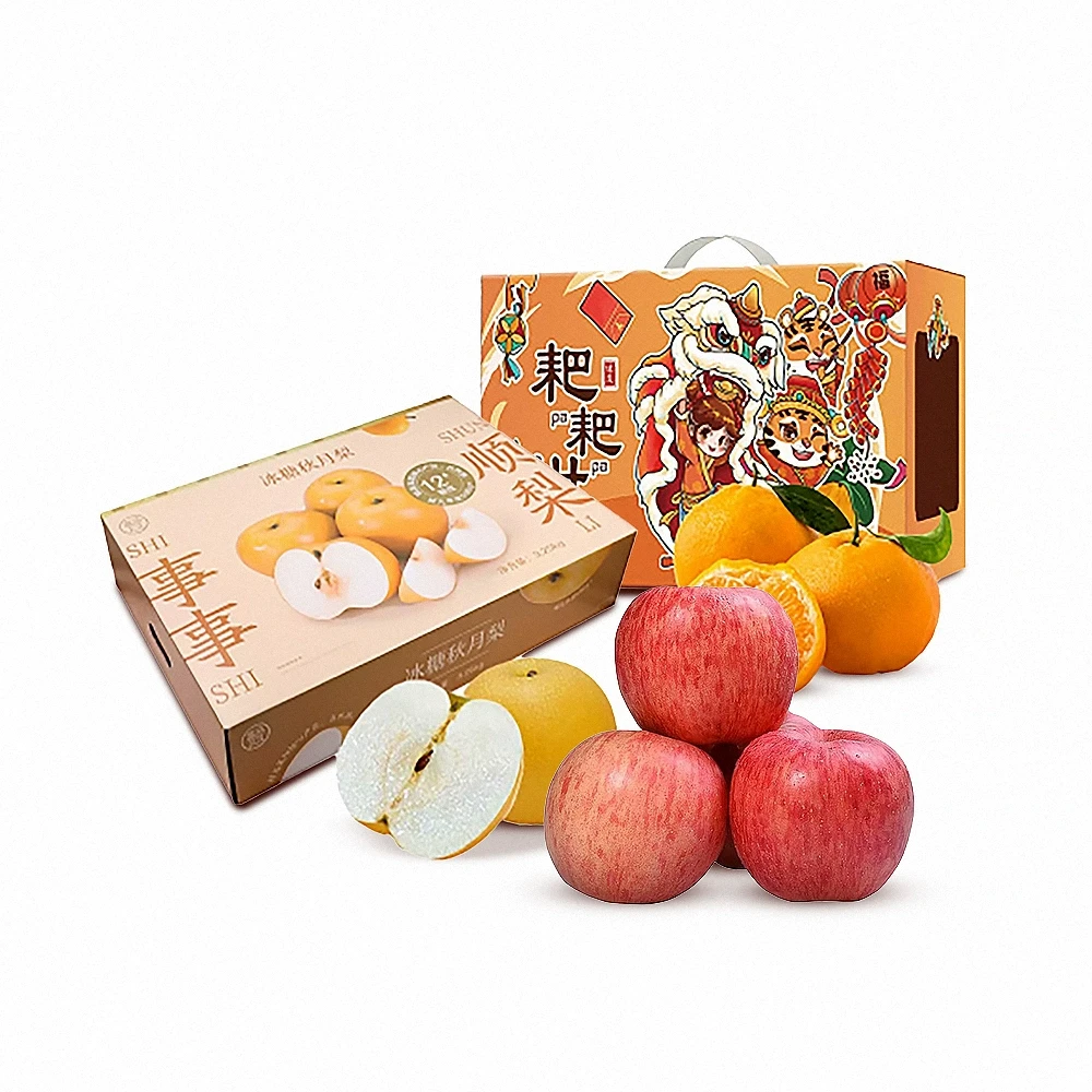 新春水果礼盒3件组合 8.75kg