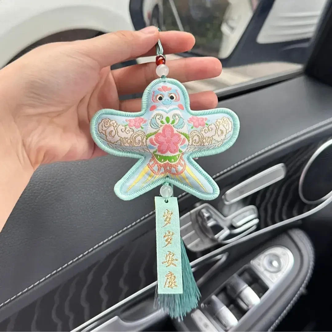 纸鸢香囊汽车挂件新中式文创香包岁岁安康香包小风筝送闺蜜H033