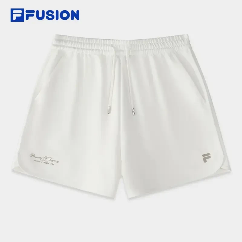 FILA斐乐潮流宽松百搭时尚夏季女款休闲清凉针织短裤T11W525603