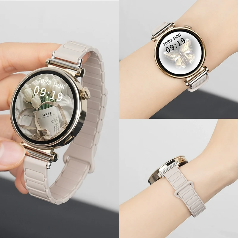 适用华为gt5表带女款gt4表带watch5/4pro高级感gt5/3pro硅胶表带