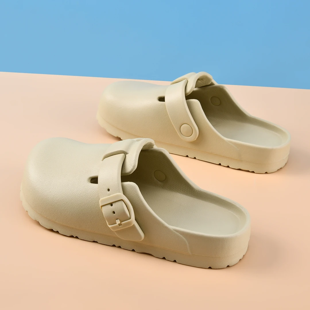 勃肯鞋女2025新款夏季外穿厚底防滑包头拖网红时尚软底沙滩凉拖