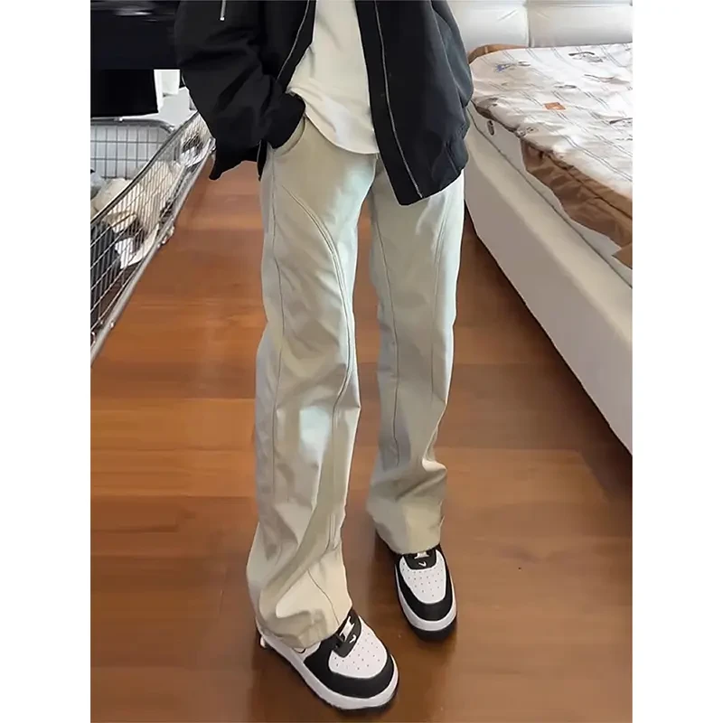 美式户外软壳冲锋裤男款春季斜切防风防水防寒工装裤子斜切休闲裤