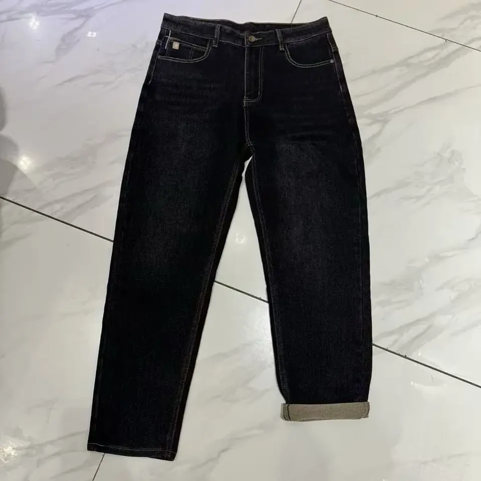 水洗秋冬弹力牛仔裤9152