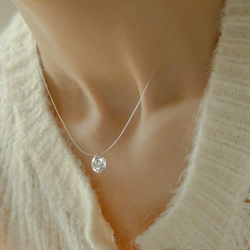 巴黎「设计师」精致轻奢｜明星同款｜人鱼之泪气质项链高级法式吊坠