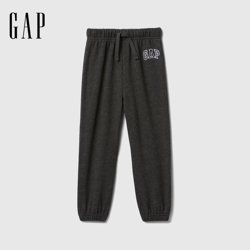 Gap男女幼童2025春季新款刺绣logo束口卫裤运动儿童装美版725223
