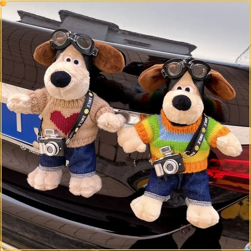 掌门狗车尾挂件后备箱尾部公仔摩托车玩偶汽车摆件车载装饰品D785