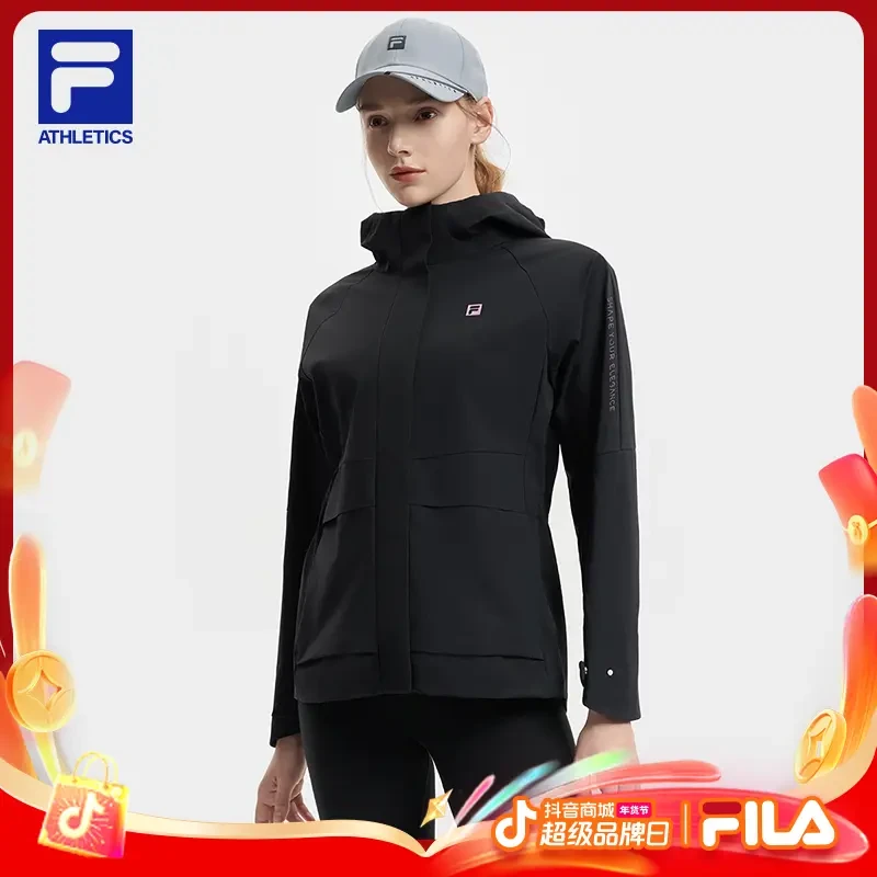 Fila/斐乐新款女子【休闲运动上衣两件套】户外外套A11W511712F