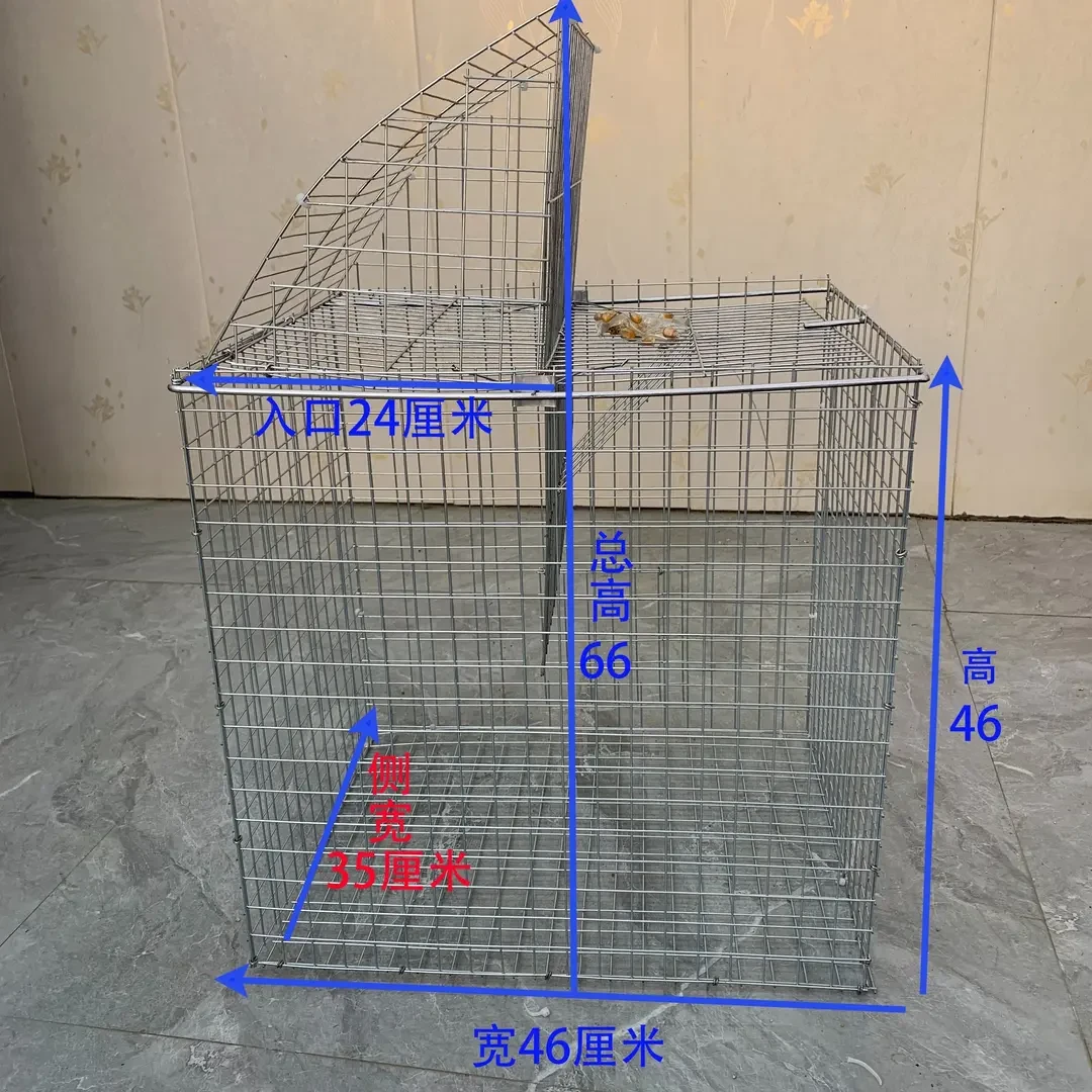 新款天笼自动翻转旋转鸽子笼镀锌防锈加粗加密撞神器鸽子鸟笼门