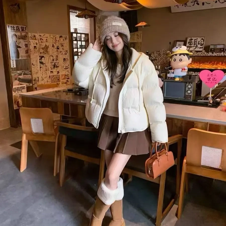 冬季新款韩版宽松保暖防风抗寒短款廓形棉服