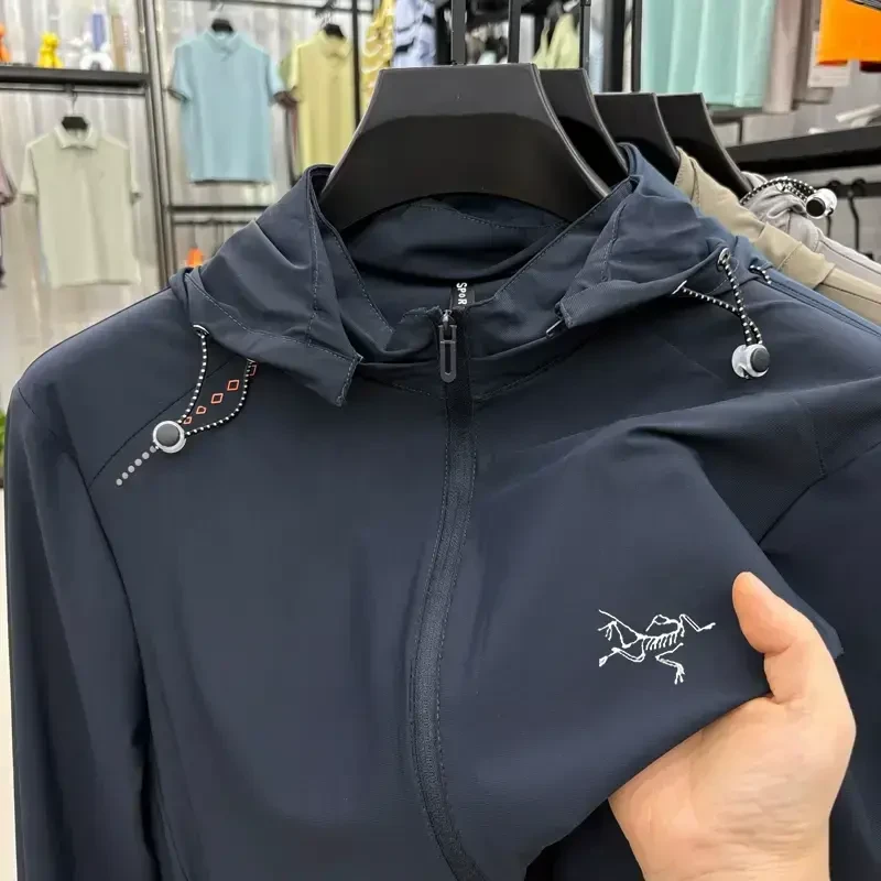 新款新款鸟家夏季新款防晒衣男士户外运动钓鱼防晒衣外套速干透气