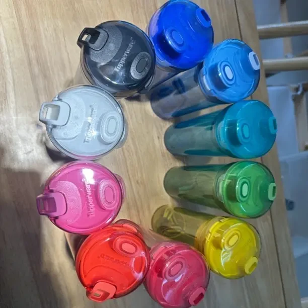 特百惠水杯水壶400ml男女学生便携运动防漏水随手杯直饮塑料杯