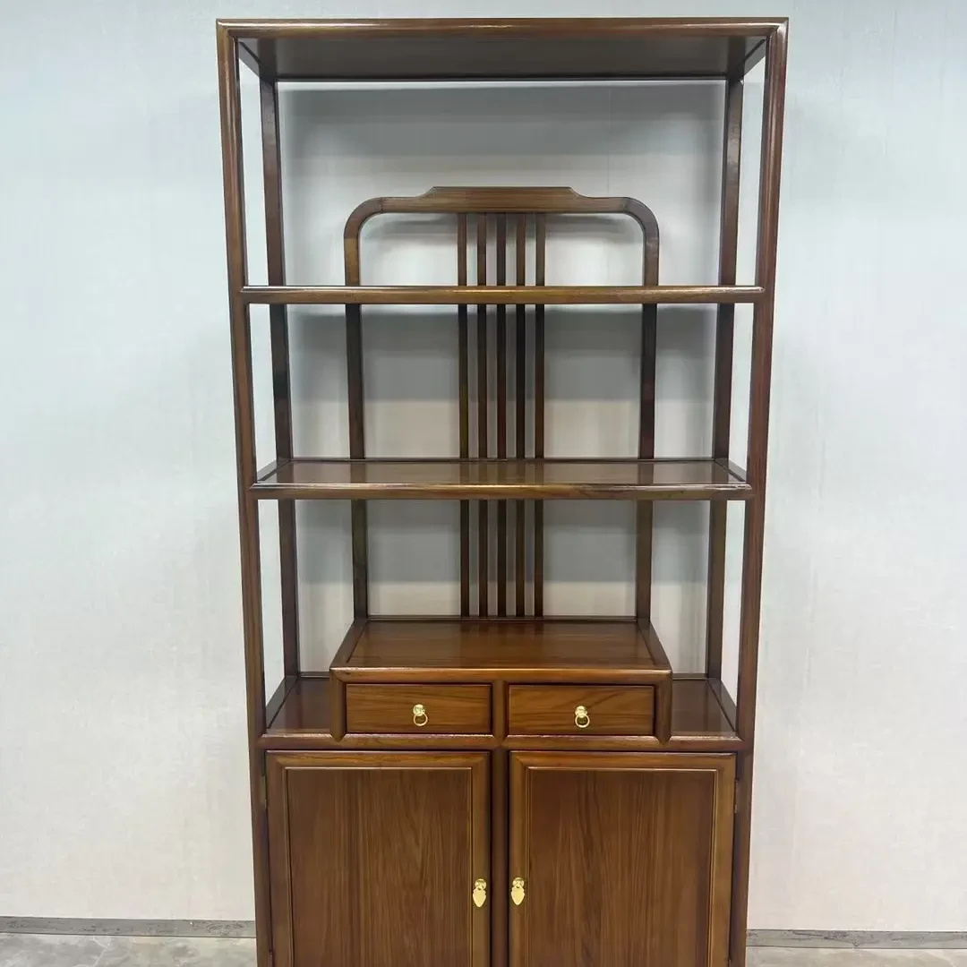 《禹樾木香》胡桃木文阁博古架