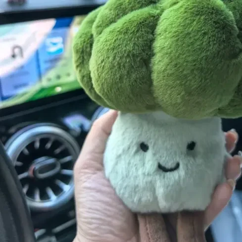真西兰花茄子玉米牛油果白菜可爱生态蔬菜毛绒玩具玩偶