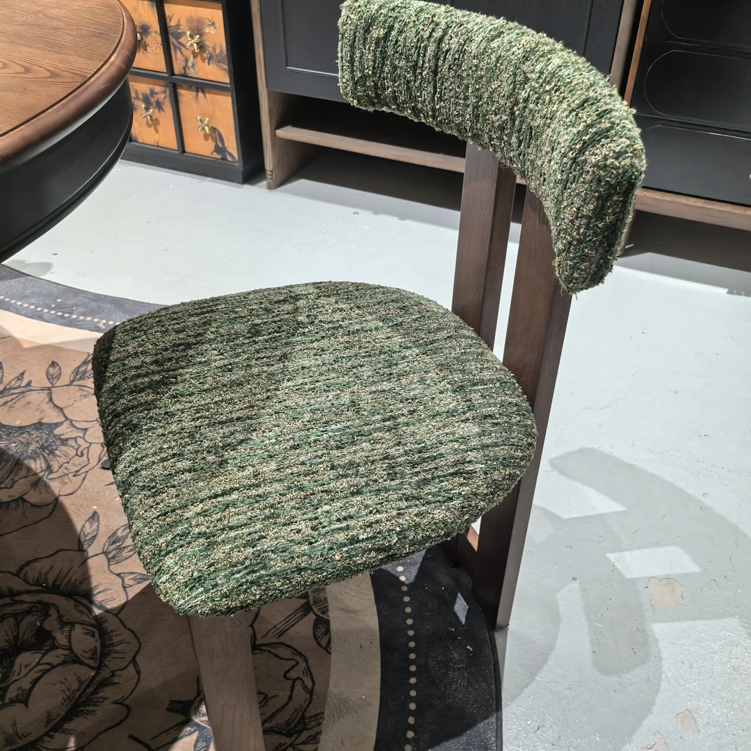 实木中古风法式复古餐椅家用北欧轻奢高级酒店餐厅餐桌（拍一发二）