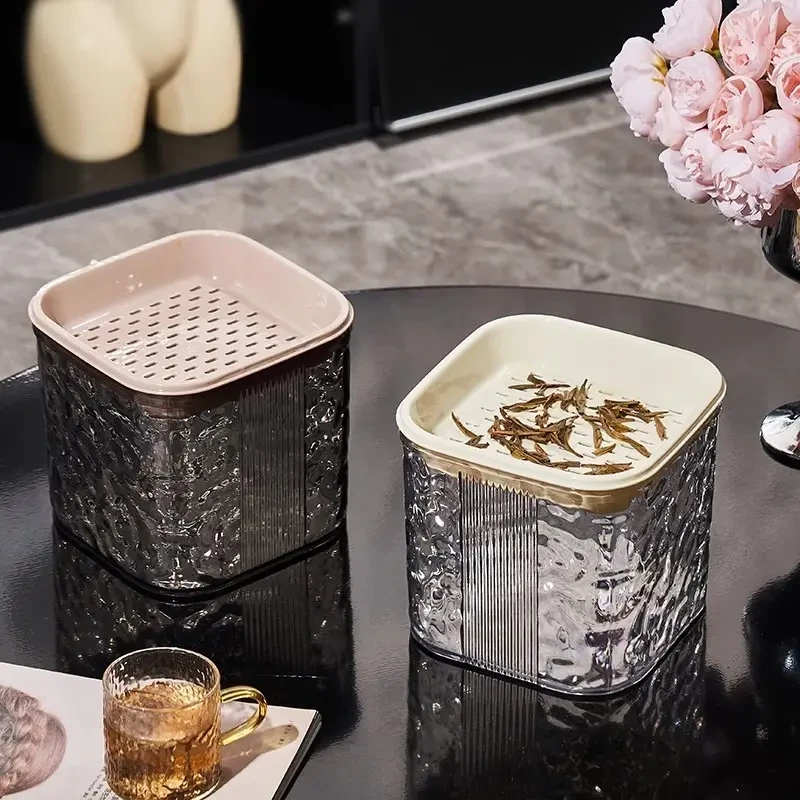 茶水桶水波纹茶渣垃圾桶茶叶过滤缸桌面废水桶办公室多功能沥水桶