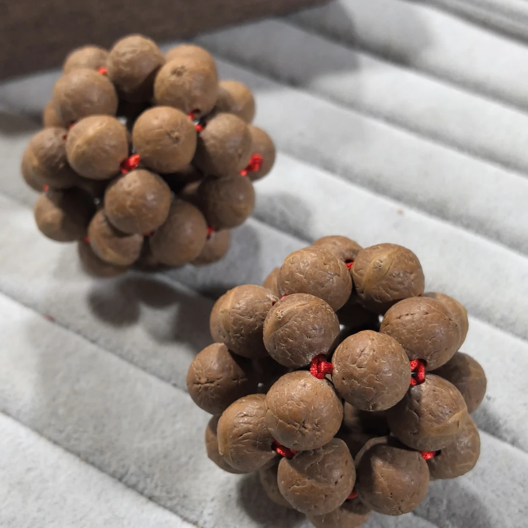 凤眼菩提手工编文玩球