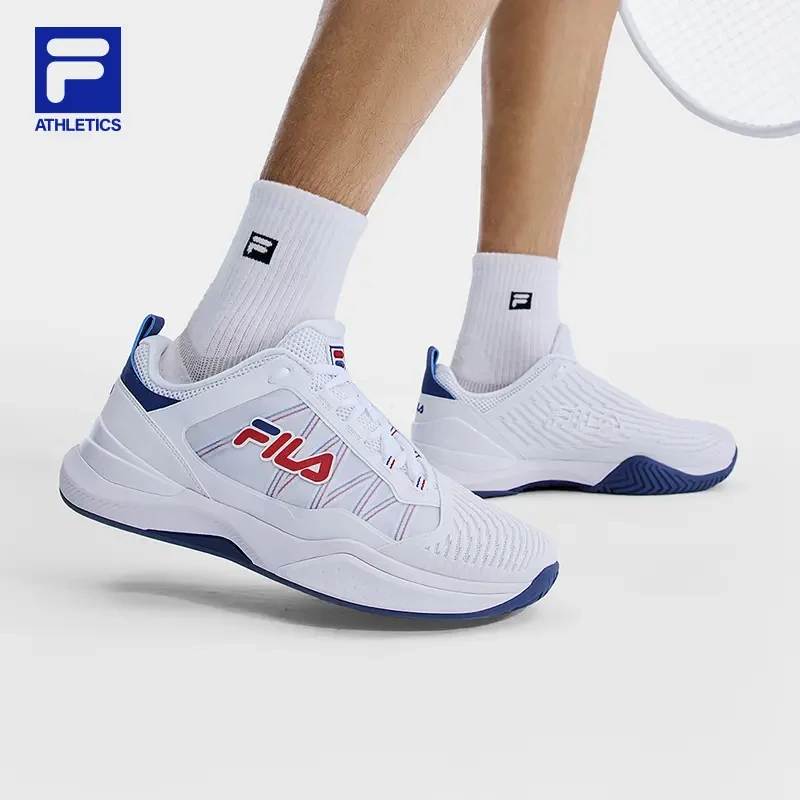 FILA斐乐春季网球系列训练舒适防滑男鞋A12M521509F