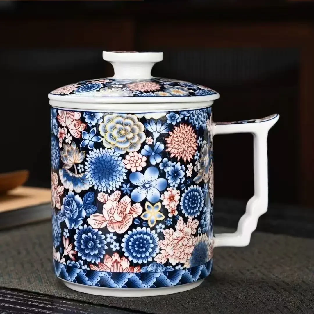 繁花办公杯三件套E82