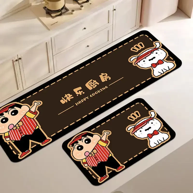 可爱厨房新款硅藻泥地垫吸水可擦脚垫家用长条耐脏地垫卧室
