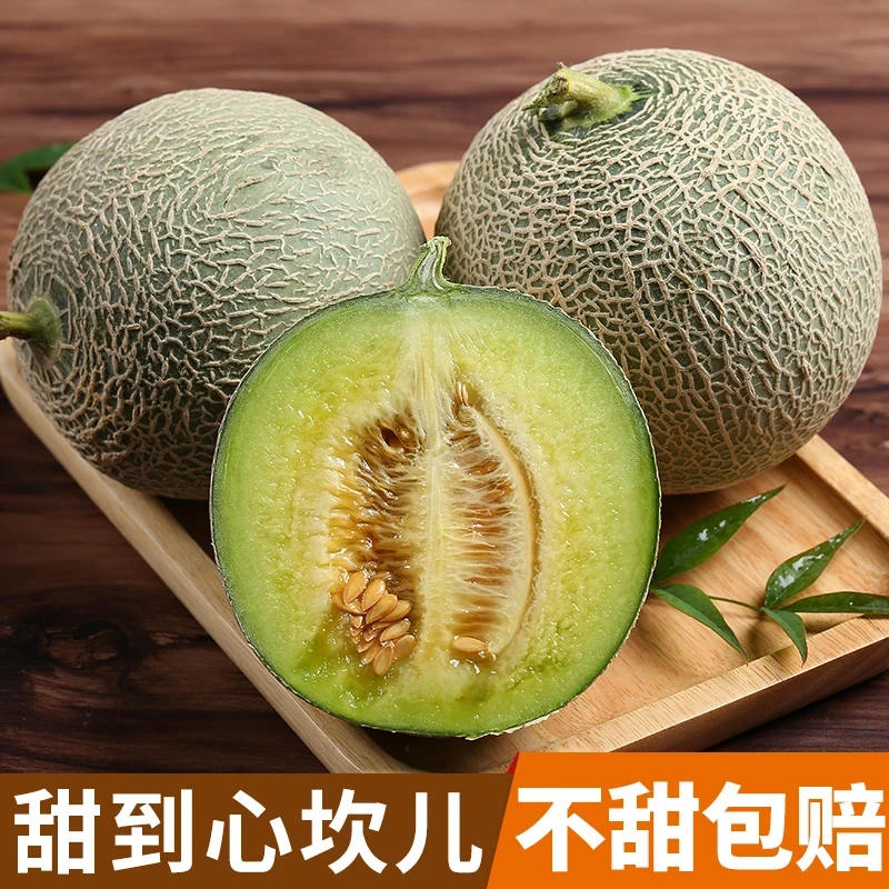 【助农生鲜】海南网纹瓜冰淇淋网纹蜜瓜甜瓜新鲜水果哈密瓜