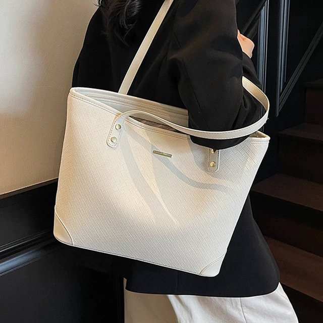 高级感大容量包包女式2025新款夏天休闲上班通勤包百搭单肩托特包