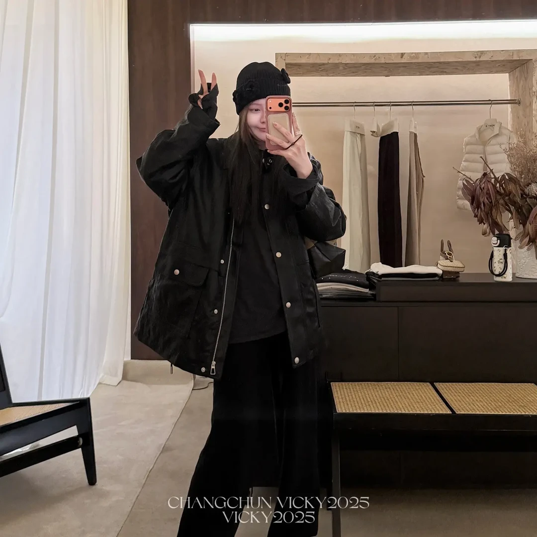 冬季皮夹克外套.