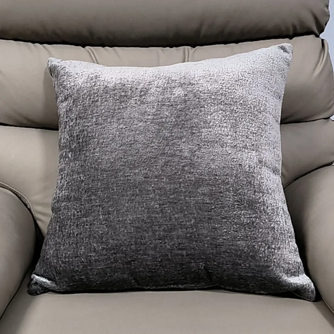 轻奢纯色亚麻可拆洗抱枕套客厅沙发床头靠背简约复古四