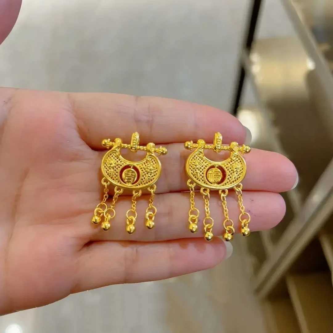 铜合金吊坠 铜合金吊坠平安锁包气质百搭国风送人款